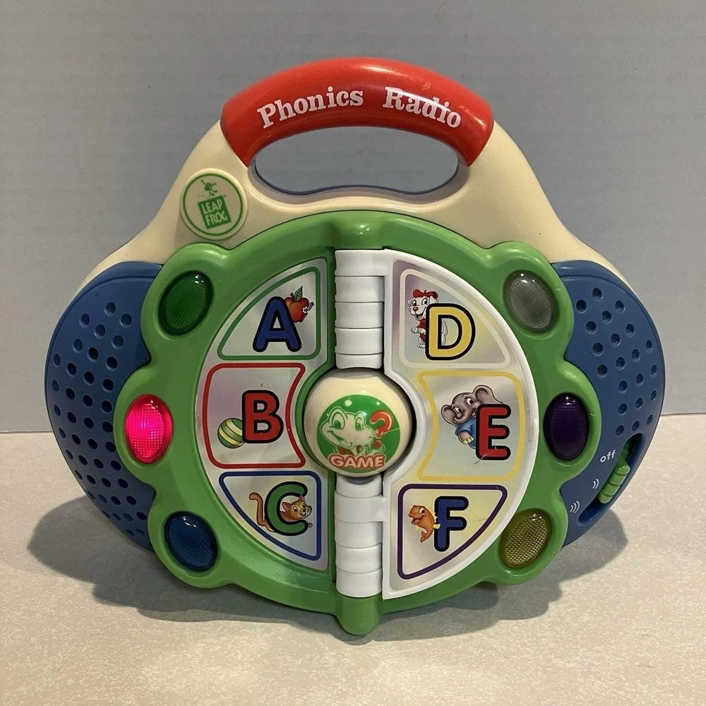 Vuntage LeapFrog Phonics Radio Interactive Alphabet Learning Musical Toy ABCs